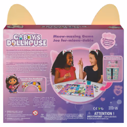 Games Meow-mazing Board Game Based on the DreamWorks Netflix Show with 4 Kitty Headbands, for Families & Kids Ages 4 and up - Additional view 7