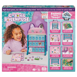 Games Gabby’s Dollhouse, HQ Checkers Tic Tac Toe Memory Match Go Fish Bingo Cards Board Toy Gift Netflix Party Supplies, for Kids Ages 4 and up - Additional view 6