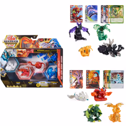 Bakugan Legends Collection Pack, 4-Pack featuring Cycloid , Arcleon Geogan, Nillious Nova, Hydorous Ultra, and 6 BakuCores, K ...