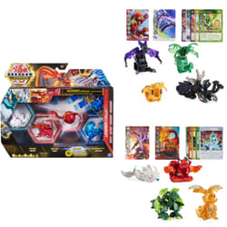 Bakugan Legends Collection Pack, 4-Pack featuring Cycloid , Arcleon Geogan, Nillious Nova, Hydorous Ultra, and 6 BakuCores, Kids Toys for Ages 6 and Up