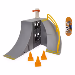 Tech Deck , Sk8 Garage X-Connect Park Creator, Customizable and Buildable Ramp Set with Exclusive Fingerboard, Kids Toy for Boys and Girls Ages 6 and up