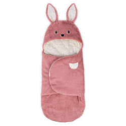 GUND Baby Oh So Snuggly Bunny Blanket Wrap  Plush Hooded Baby Blanket Wrap for Newborns  Pink/Cream  26
