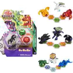 Bakugan Legends Starter 3-Pack, Sairus Ultra with Auxillataur and Cycloid, Collectible Action Figures, Ages 6 and Up