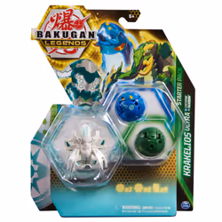 Bakugan Legends Starter 3-Pack, Sairus Ultra with Auxillataur and Cycloid, Collectible Action Figures, Ages 6 and Up - Additional view 4