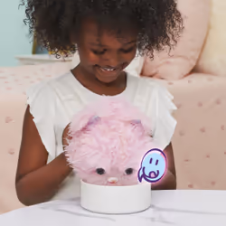 Fur Fluffs , Purr ‘n Fluff, Surprise Reveal Interactive Toy Pet with over 100 Sounds and Reactions, Kids Toys for Girls Ages 5 and up
