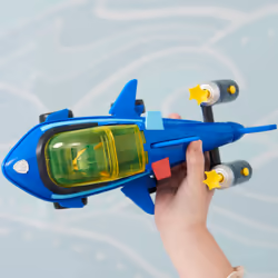 PAW Patrol Aqua Pups, Chase Transforming Shark Vehicle with Collectible Action Figure, Kids Toys for Ages 3 and up - Additional view 5
