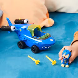 PAW Patrol Aqua Pups, Chase Transforming Shark Vehicle with Collectible Action Figure, Kids Toys for Ages 3 and up - Additional view 7