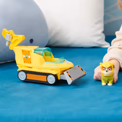 PAW Patrol Aqua Pups Rubble Transforming Hammerhead Shark Vehicle with Collectible Action Figure, Kids Toys for Ages 3 and up