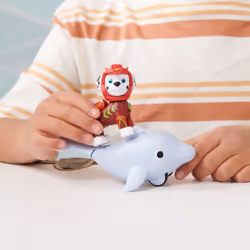 PAW Patrol , Aqua Pups Marshall and Dolphin Action Figures Set, Kids Toys for Ages 3 and up