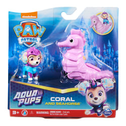 PAW Patrol , Aqua Pups Coral and Seahorse Action Figures Set, Kids Toys for Ages 3 and up