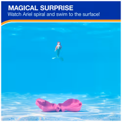 SwimWays Disney Princess Ariel Dive N Surprise  Swimming Pool Accessories & Kids Pool Toys  Little Mermaid Party Supplies & Water Toys for Kids Aged 5