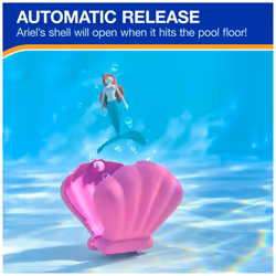 SwimWays Disney Princess Ariel Dive N Surprise  Swimming Pool Accessories & Kids Pool Toys  Little Mermaid Party Supplies & Water Toys for Kids Aged 5