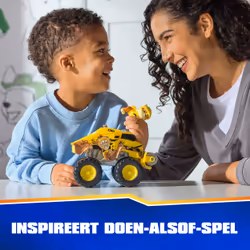 PAW Patrol : Rescue Wheels Rubble’s Bulldozer, Toy Truck with Vehicle Transformation and Collectible Action Figure, Kids Toys for Boys & Girls Ages 3+ - Additional view 4