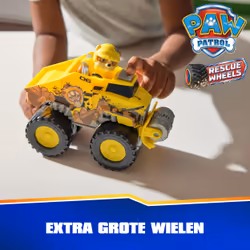 PAW Patrol : Rescue Wheels Rubble’s Bulldozer, Toy Truck with Vehicle Transformation and Collectible Action Figure, Kids Toys for Boys & Girls Ages 3+ - Additional view 5