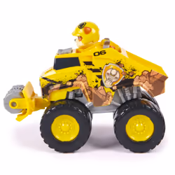 PAW Patrol : Rescue Wheels Rubble’s Bulldozer, Toy Truck with Vehicle Transformation and Collectible Action Figure, Kids Toys for Boys & Girls Ages 3+ - Additional view 8