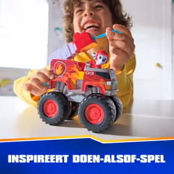 PAW Patrol : Rescue Wheels Marshall’s Firetruck, Toy Truck with Projectile Launcher and Collectible Action Figure, Kids Toys for Boys & Girls Ages 3+ - Additional view 4