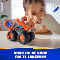 PAW Patrol : Rescue Wheels Zuma’s Hovercraft, Toy Truck with Projectile Launcher and Collectible Action Figure, Kids Toys for Boys & Girls Ages 3+