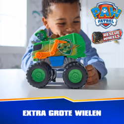 PAW Patrol : Rescue Wheels Rocky’s Recycle Truck, Toy Truck with Projectile Launcher and Collectible Action Figure, Kids Toys for Boys & Girls Ages 3+