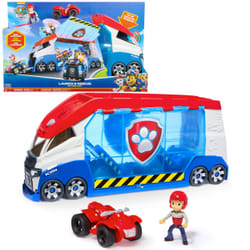 PAW Patrol , Transforming PAW Patroller with Vehicle Launchers, Lights & Sounds, Ryder Action Figure & ATV Toy Car, Kids Toys for Boys & Girls Ages 3+
