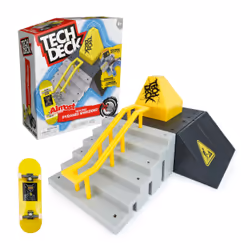 Tech Deck , Pyramid Shredder, X-Connect Park Creator, Customizable and Buildable Ramp Set with Exclusive Fingerboard, Kids To ...