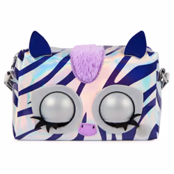 Purse Pets , Metallic Mood Rebel Stripez, Interactive Pet Toy and Crossbody Shoulder Bag with over 30 Sounds and Reactions, Kids Toys for Girls - Additional view 5