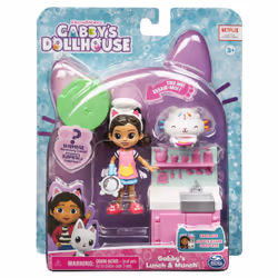 Gabby's Dollhouse , Lunch and Munch Kitchen Set with 2 Toy Figures, Accessories and Furniture Piece, Kids Toys for Ages 3 and up - Additional view 8