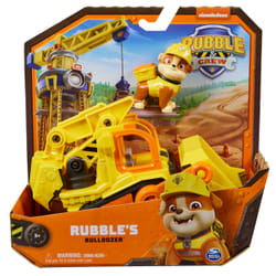 Rubble & Crew, Rubble’s Bulldozer Toy Truck with Movable Parts and a Collectible Action Figure, Kids Toys for Ages 3 and Up