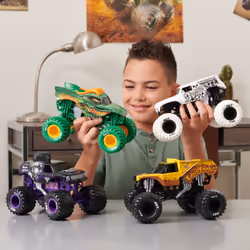 Monster Jam , Official Grave Digger Monster Truck, Collector Die-Cast Vehicle, 1:24 Scale, Kids Toys for Boys and Girls Ages 3 and up