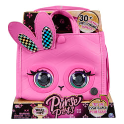 Purse Pets , Holly Hops Bunny Tote Bag Interactive Pet Toy and Crossbody Purse with over 30 Sounds and Reactions, Kids Toys for Girls Ages 4 and up