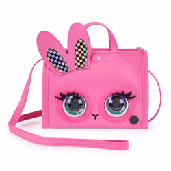 Purse Pets , Holly Hops Bunny Tote Bag Interactive Pet Toy and Crossbody Purse with over 30 Sounds and Reactions, Kids Toys for Girls Ages 4 and up - Additional view 6