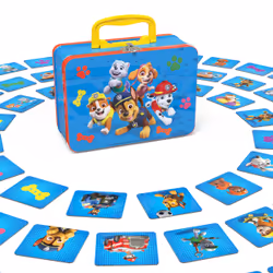Games PAW Patrol Memo Game by , PAW Patrol Toys Memory Matching Kids in Portable Mini Storage Tin Box, for Preschoolers Ages 3 and up - Additional view 3