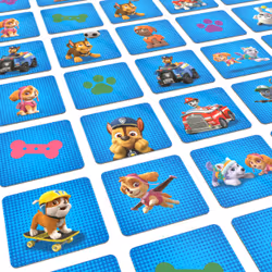 Games PAW Patrol Memo Game by , PAW Patrol Toys Memory Matching Kids in Portable Mini Storage Tin Box, for Preschoolers Ages 3 and up - Additional view 4