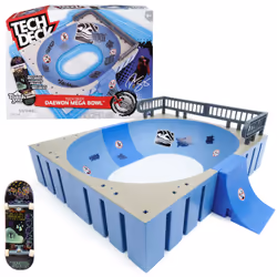 Tech Deck , Daewon Mega Bowl, X-Connect Park Creator, Customizable and Buildable Ramp Set with Exclusive Fingerboard, Kids To ...