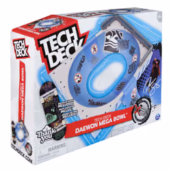Tech Deck , Daewon Mega Bowl, X-Connect Park Creator, Customizable and Buildable Ramp Set with Exclusive Fingerboard, Kids Toy for Ages 6 and up - Additional view 6
