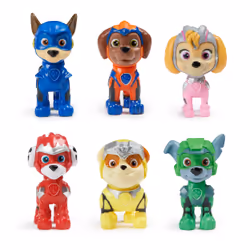 PAW Patrol : The Mighty Movie, Toy Figures Gift Pack, with 6 Collectible Action Figures, Kids Toys for Boys and Girls Ages 3 and up - Additional view 5
