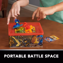 Bakugan Baku-tin with Special Attack Mantid, Customizable, Spinning Action Figure and Toy Storage, Kids Toys for Boys and Girls 6 and up