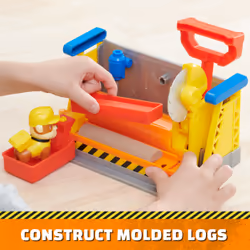 Rubble & Crew, Rubble’s Workshop Playset, Construction Toys with Kinetic Build-It Sand & Rubble Action Figure, Kids Toys for Boys & Girls Ages 3+ - Additional view 4