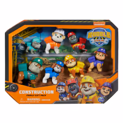 Rubble & Crew, Toy Figures Gift Pack, with 7 Collectible Action Figures, Kids Toys for Boys & Girls Ages 3+