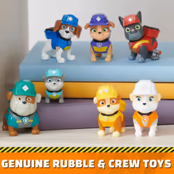 Rubble & Crew, Toy Figures Gift Pack, with 7 Collectible Action Figures, Kids Toys for Boys & Girls Ages 3+