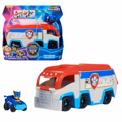 PAW Patrol : The Mighty Movie, Pup Squad Patroller Toy Truck, with Collectible Mighty Pups Chase Pup Squad Toy Car, Kids Toys ...