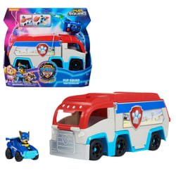 PAW Patrol : The Mighty Movie, Pup Squad Patroller Toy Truck, with Collectible Mighty Pups Chase Pup Squad Toy Car, Kids Toys for Boys & Girls Ages 3+