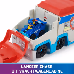 PAW Patrol : The Mighty Movie, Pup Squad Patroller Toy Truck, with Collectible Mighty Pups Chase Pup Squad Toy Car, Kids Toys for Boys & Girls Ages 3+