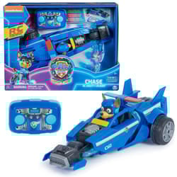 PAW Patrol : The Mighty Movie, Remote Control Car with Molded Mighty Pups Chase, Kids Toys for Boys & Girls 3+