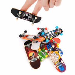 Tech Deck , 25th Anniversary 8-Pack Fingerboards with Exclusive Figure, Collectible and Customizable Mini Skateboards, Kids Toys for Ages 6 and up