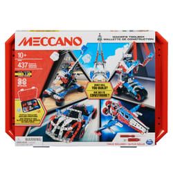 Meccano Maker’s Toolbox, 437-Piece Intermediate STEAM Model Building Kit for Open-Ended Play, Kids Toys for Boys & Girls Ages 10+
