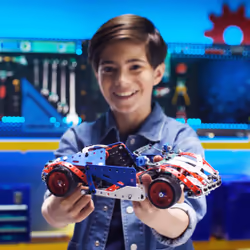 Meccano Maker’s Toolbox, 437-Piece Intermediate STEAM Model Building Kit for Open-Ended Play, Kids Toys for Boys & Girls Ages 10+
