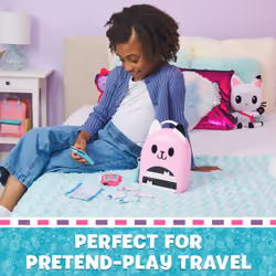 Gabby's Dollhouse , Gabby Girl On-The-Go Travel Set, Pretend Play Travel Toys, Toy Passport, Toy Phone and Compass Charm, Kids Toys for Girls & Boys 3+ - Additional view 4