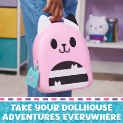 Gabby's Dollhouse , Gabby Girl On-The-Go Travel Set, Pretend Play Travel Toys, Toy Passport, Toy Phone and Compass Charm, Kids Toys for Girls & Boys 3+ - Additional view 5