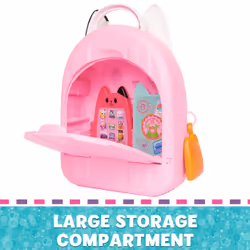 Gabby's Dollhouse , Gabby Girl On-The-Go Travel Set, Pretend Play Travel Toys, Toy Passport, Toy Phone and Compass Charm, Kids Toys for Girls & Boys 3+ - Additional view 6