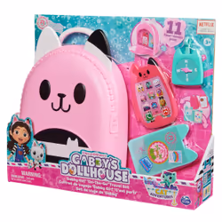 Gabby's Dollhouse , Gabby Girl On-The-Go Travel Set, Pretend Play Travel Toys, Toy Passport, Toy Phone and Compass Charm, Kids Toys for Girls & Boys 3+ - Additional view 8